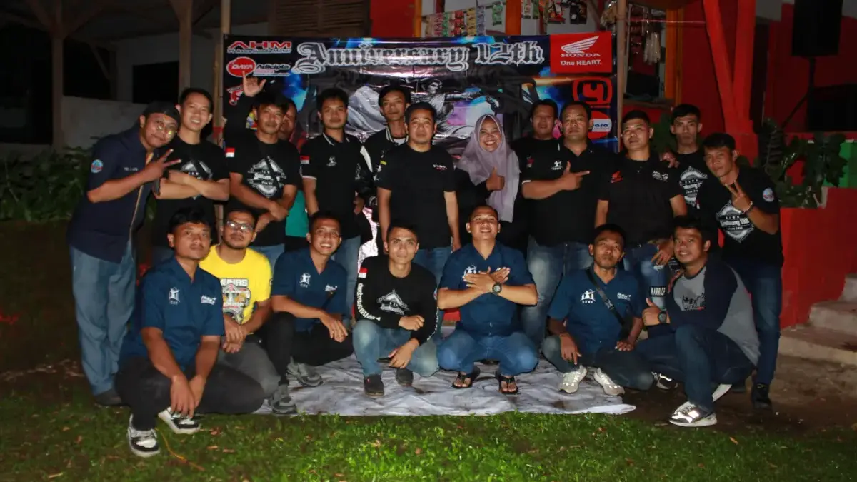 CBR Club Indonesia (CCI) Region Purwakarta merayakan hari jadinya yang ke 12 tahun.