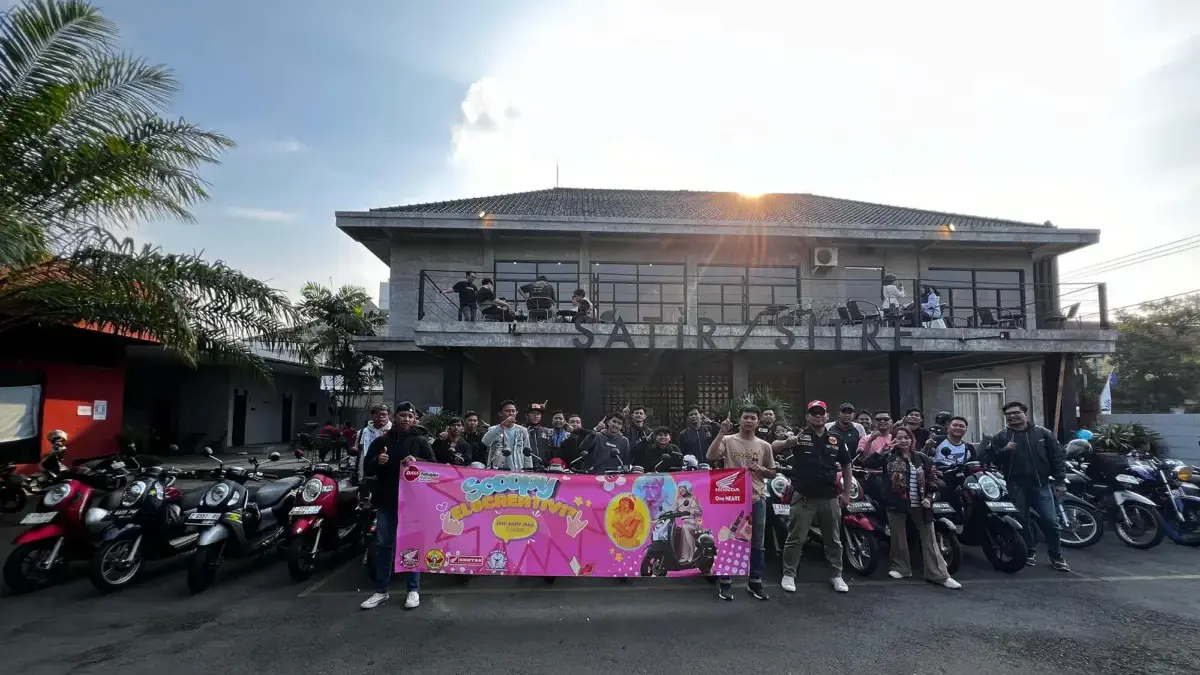 pecinta Honda Scoopy kembali bergelora dalam gelaran Scoopy Velocreativity