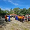 Sigab Persis Pangandaran beserta tim SAR Gabungan melakukan proses pencarian korban laka laut