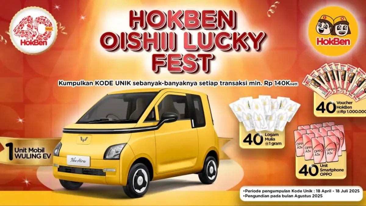 Promo Undian HokBen Oishii Lucky Fest