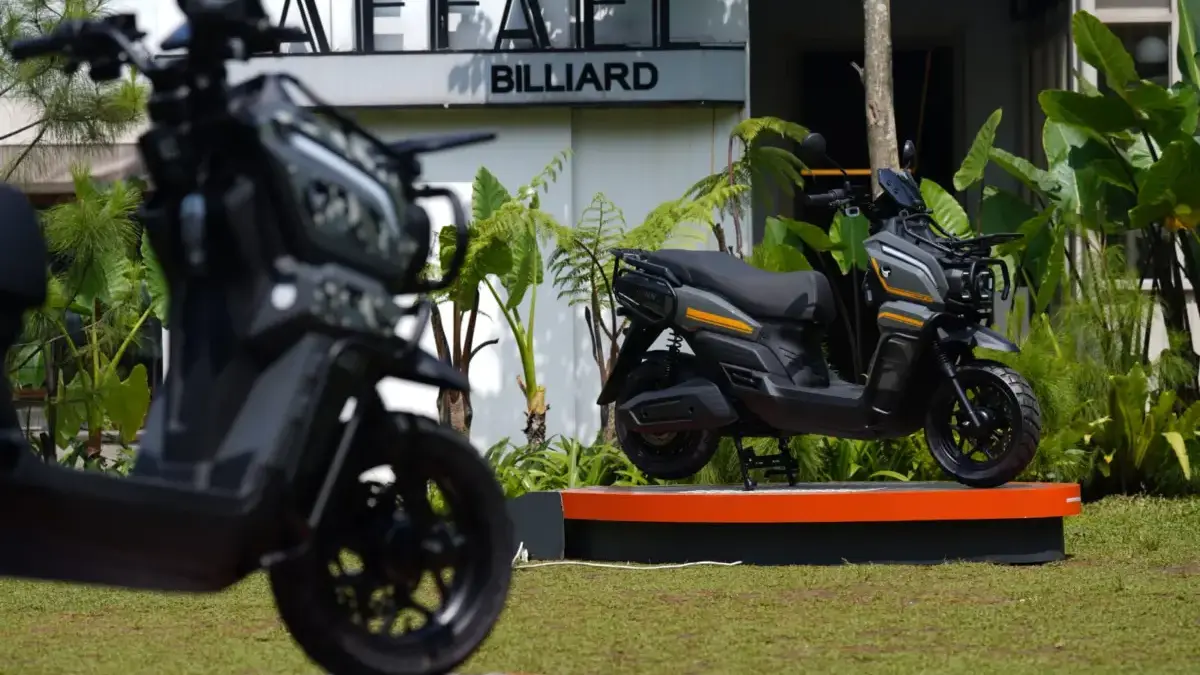 Indomobil eMotor Tyranno Menyapa Kota Bandung, Motor Listrik Stylish dengan DNA Petualang