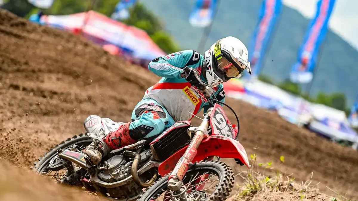 Duet Arsenio dan CRF250R, Bidik Podium di Putaran Ketiga Kejurnas Motocross