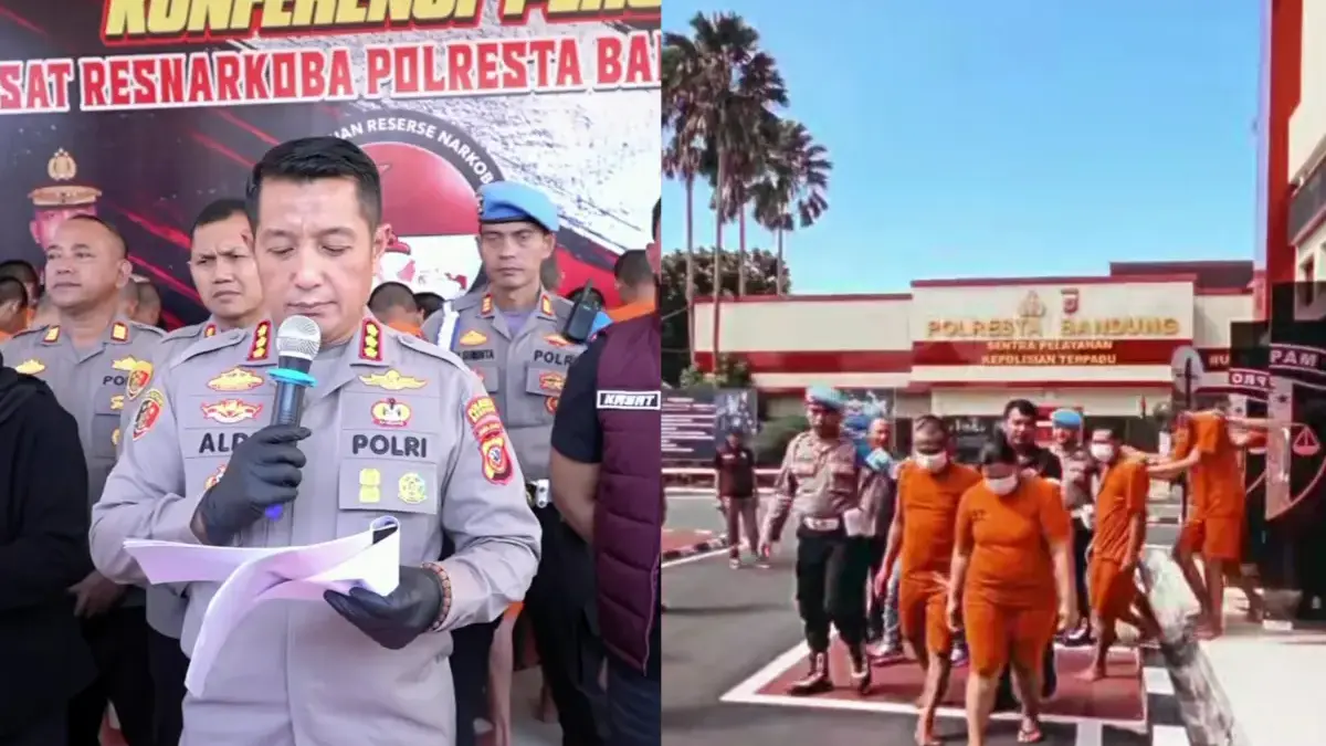 Pengangkapan pengedar narkoba