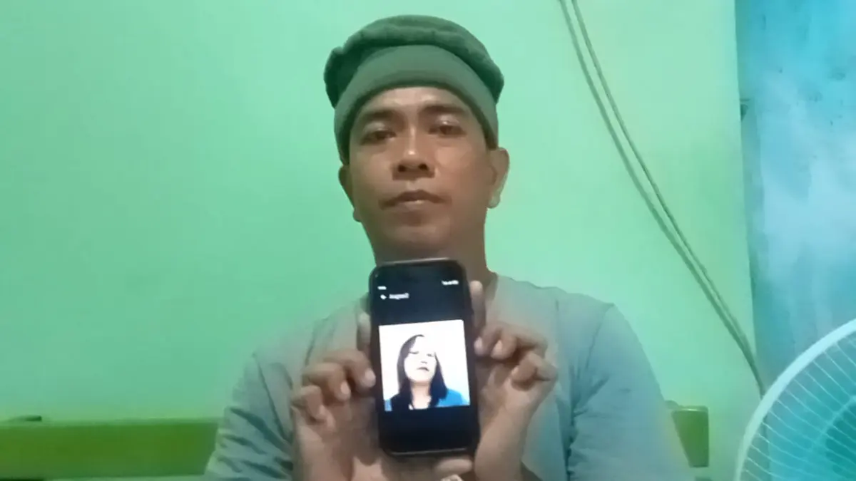 Apandi (42) Adik Kandung TKW asala Cirebon yang meninggal di Malaysia.