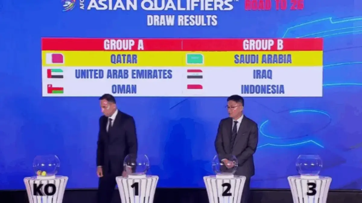 Resmi! Indonesia Tergabung di Grup B Bersama Saudi Arabia dan Irak di Ronde 4 Kualifikasi Piala Dunia 2026
