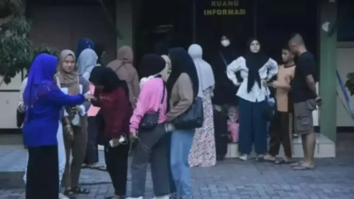 Potret siswa yang hendak mengikuti study tour