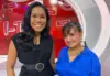 Potret Lina Mukherjee saat hadir di acara talkshow