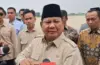 Presiden Prabowo saat diwawancarai oleh awak media