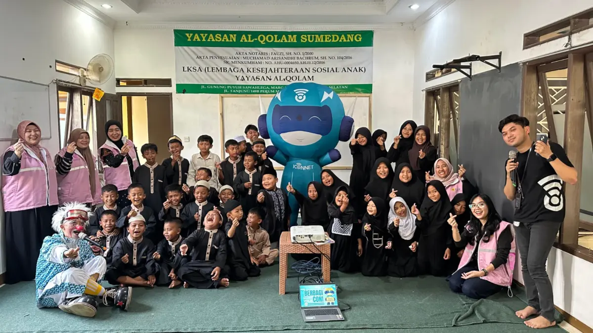 Dalam rangka memperingati Hari Anak Nasional, ICONNET—layanan internet broadband milik PLN Icon Plus