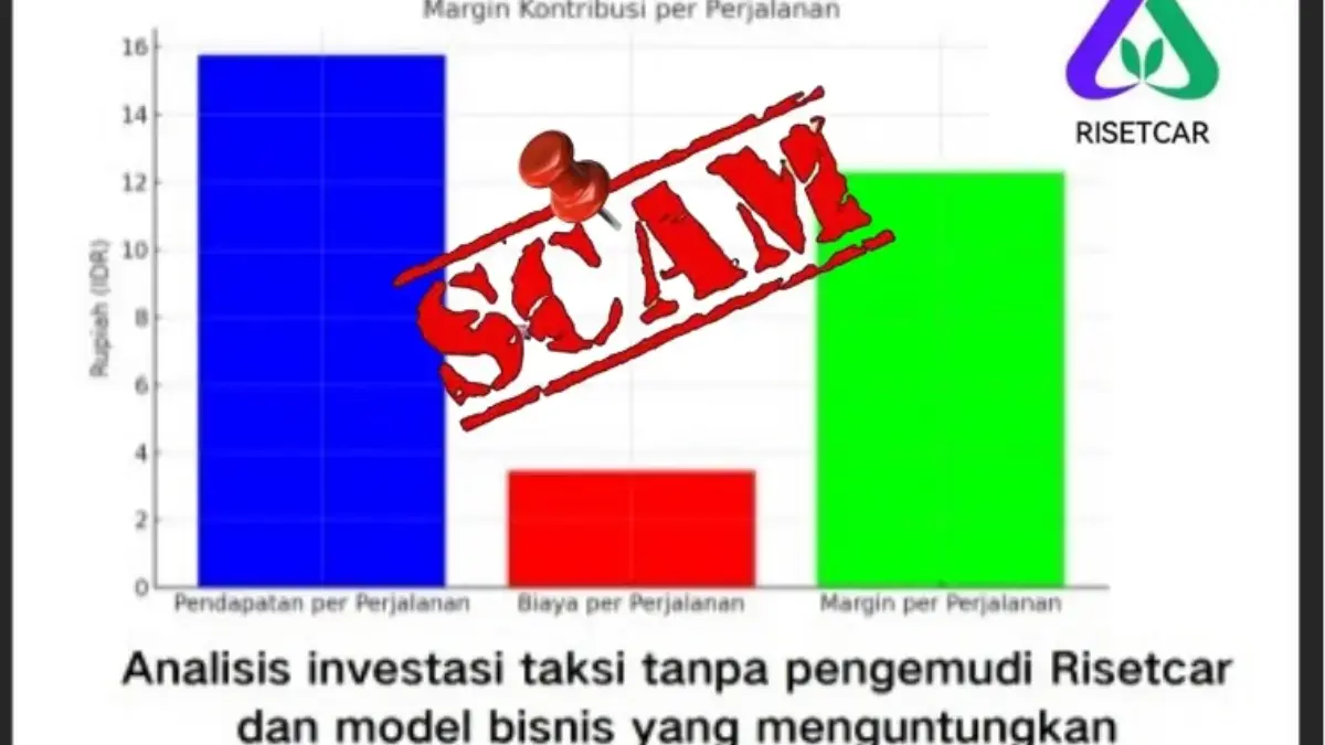 Aplikasi Risetcar yang kini sudah positif scam