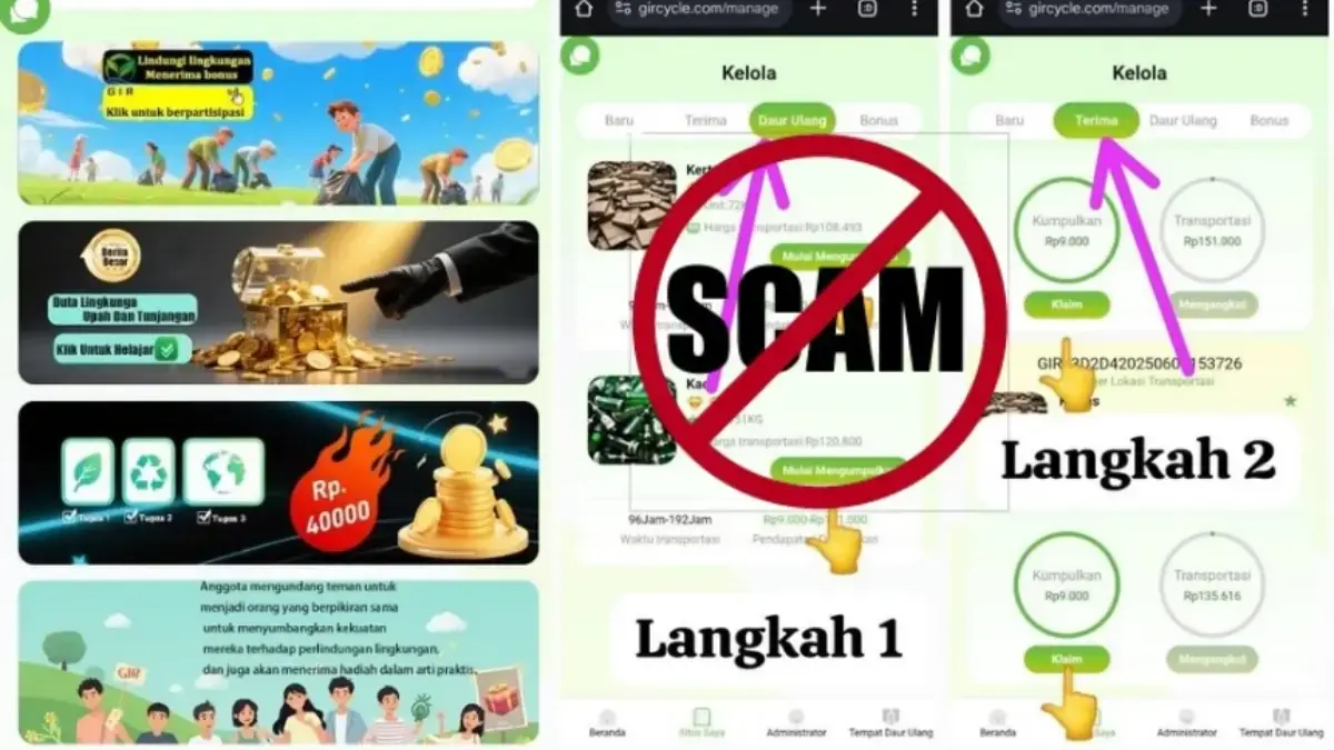 Aplikasi Gircycle yang sudah diprediksi scam akhir agustus