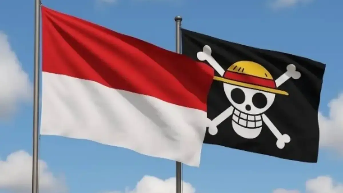 Kontroversi pengibaran bendera one piece.