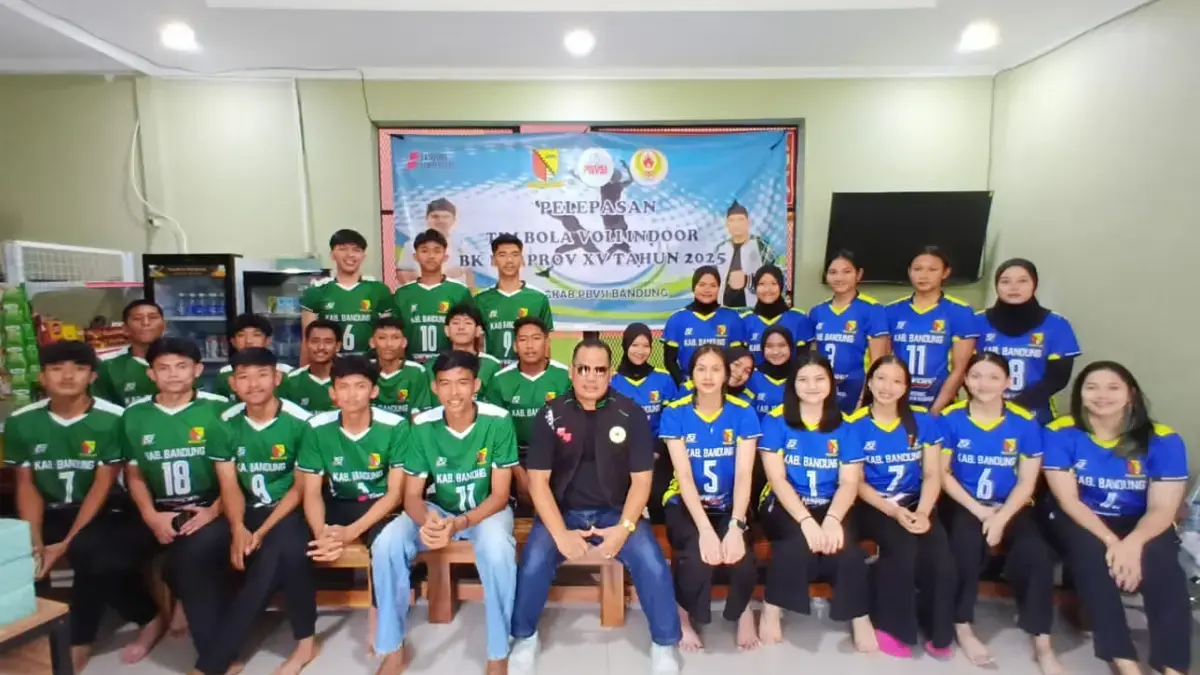 Tim Putra-Putri Voli Kab. Bandung menduduki Peringkat 1 Pada Babak Kualifikasi PORPROV Wilayah IV