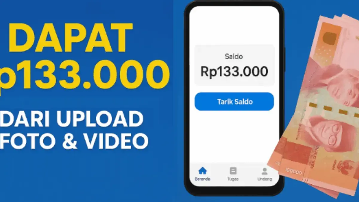 Cara Dapat Uang Rp133.000 Hanya dengan Upload Foto Video, Cocok untuk Pemula