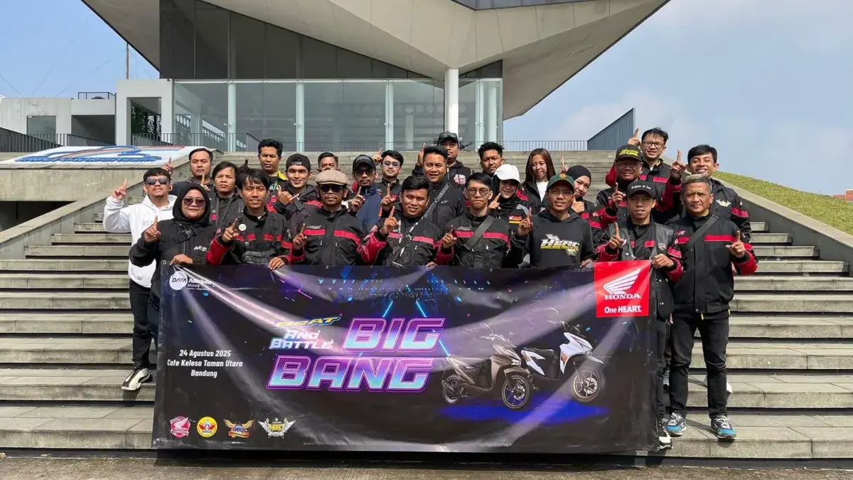 BeAT and Battle Jadi Ajang Kebersamaan Komunitas Honda BeAT di Bandung