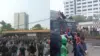 Kolase demo di Senayan