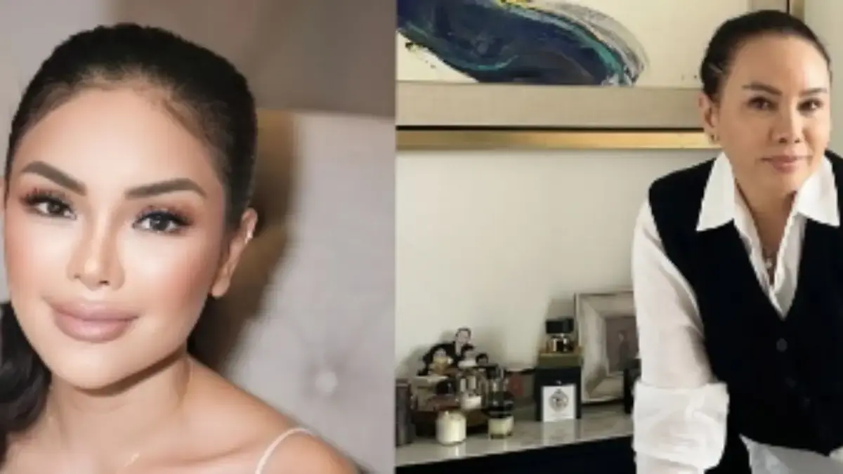 Kolase tangkapan layar Nikita Mirzani dan Fitri Sahulteru