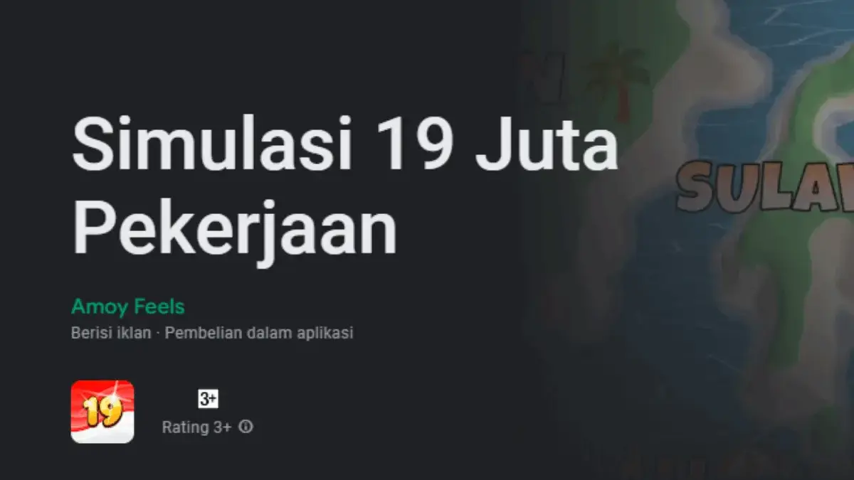 Viral! Game Simulasi 19 Juta Pekerjaan Ramai Dibicarakan Netizen