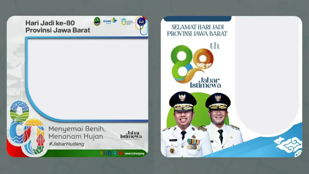Link twibbon gratis HUT ke-80 Jabar