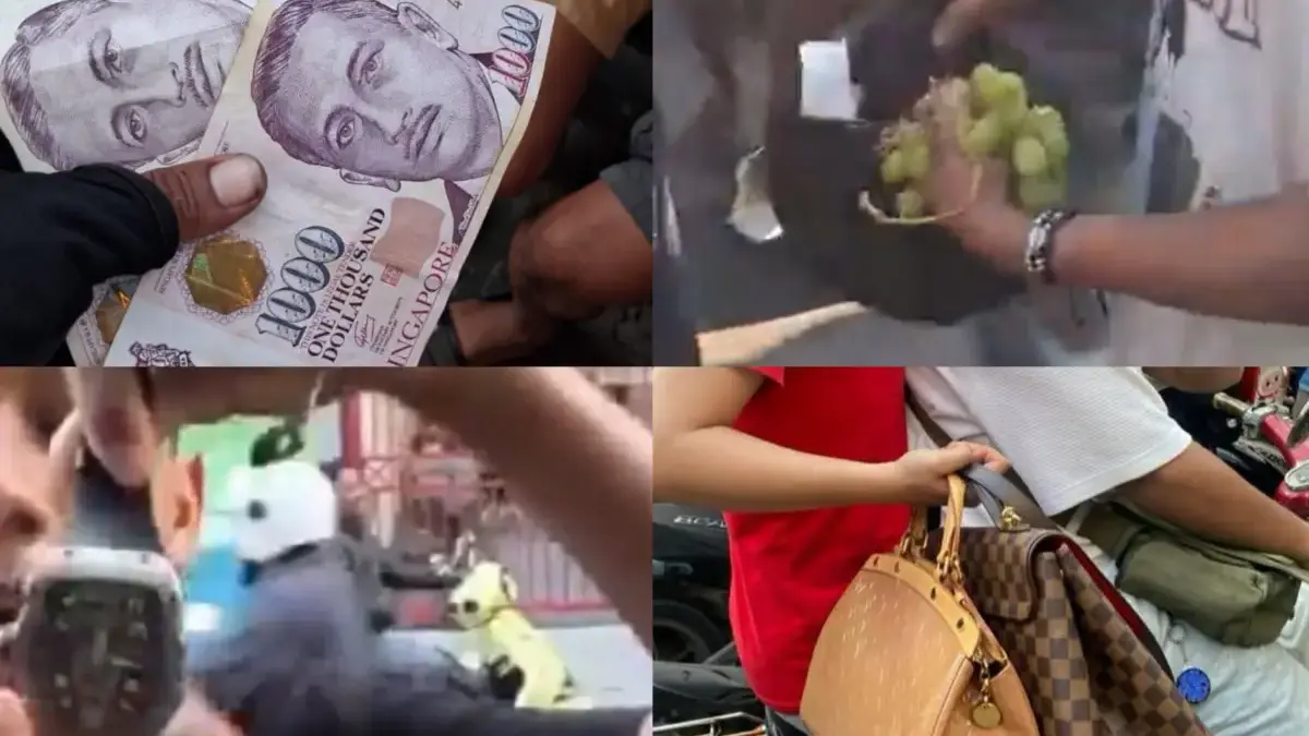 Barang-barang mewah yang dijarah di rumah Ahmad Sahroni