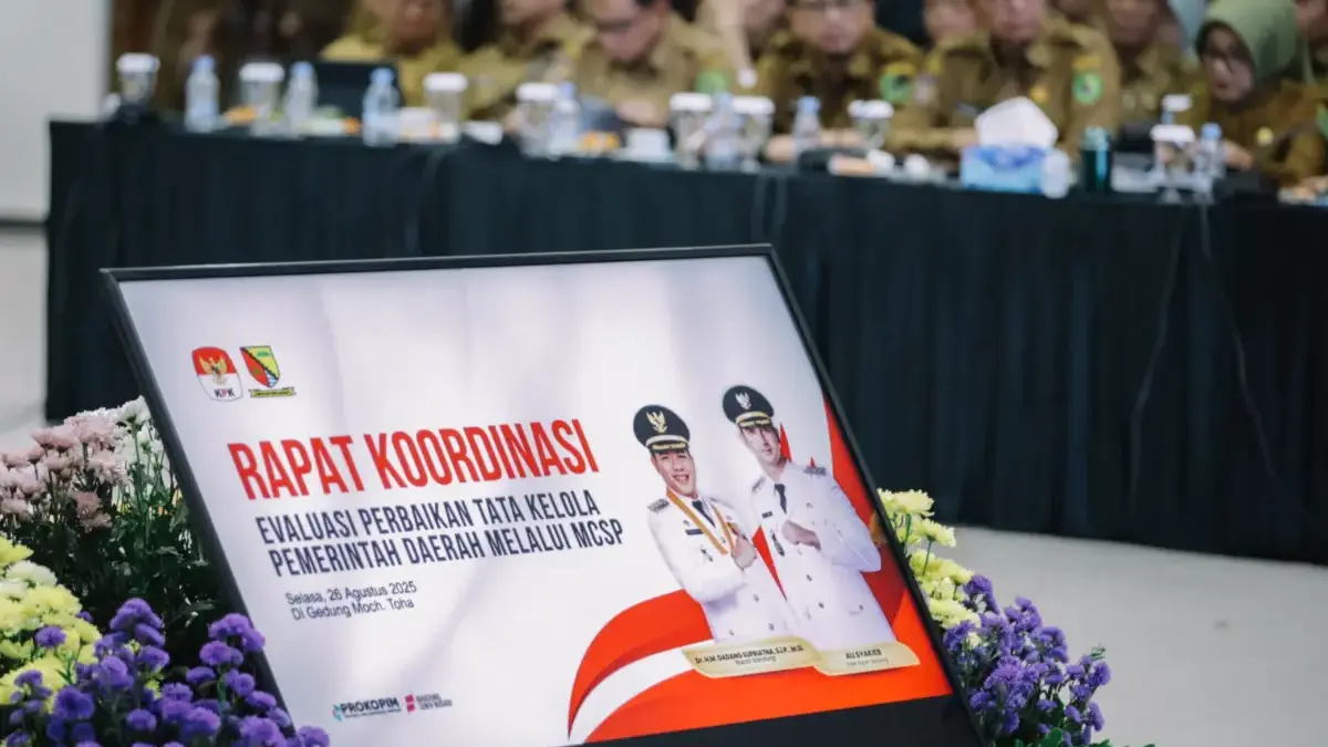 Rakor Evaluasi Perbaikan Tata Kelola Pemerintah Daerah