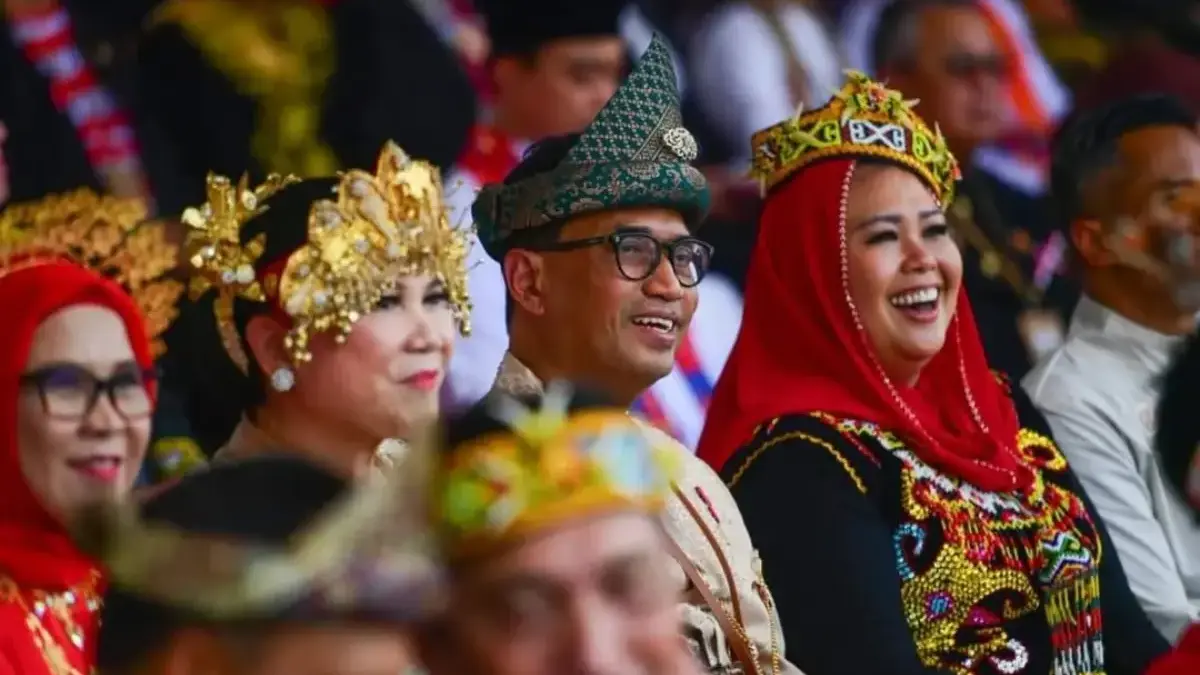 Upacara bendera di Istana Negara
