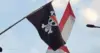 Ilustrasi bendera One Piece dan bendera Indonesia