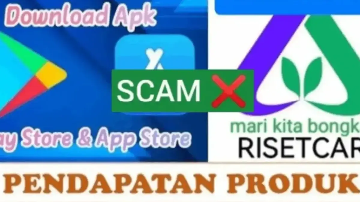 Tangkapan layar aplikasi Risetcar