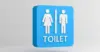 Ilustrasi gambar toilet umum