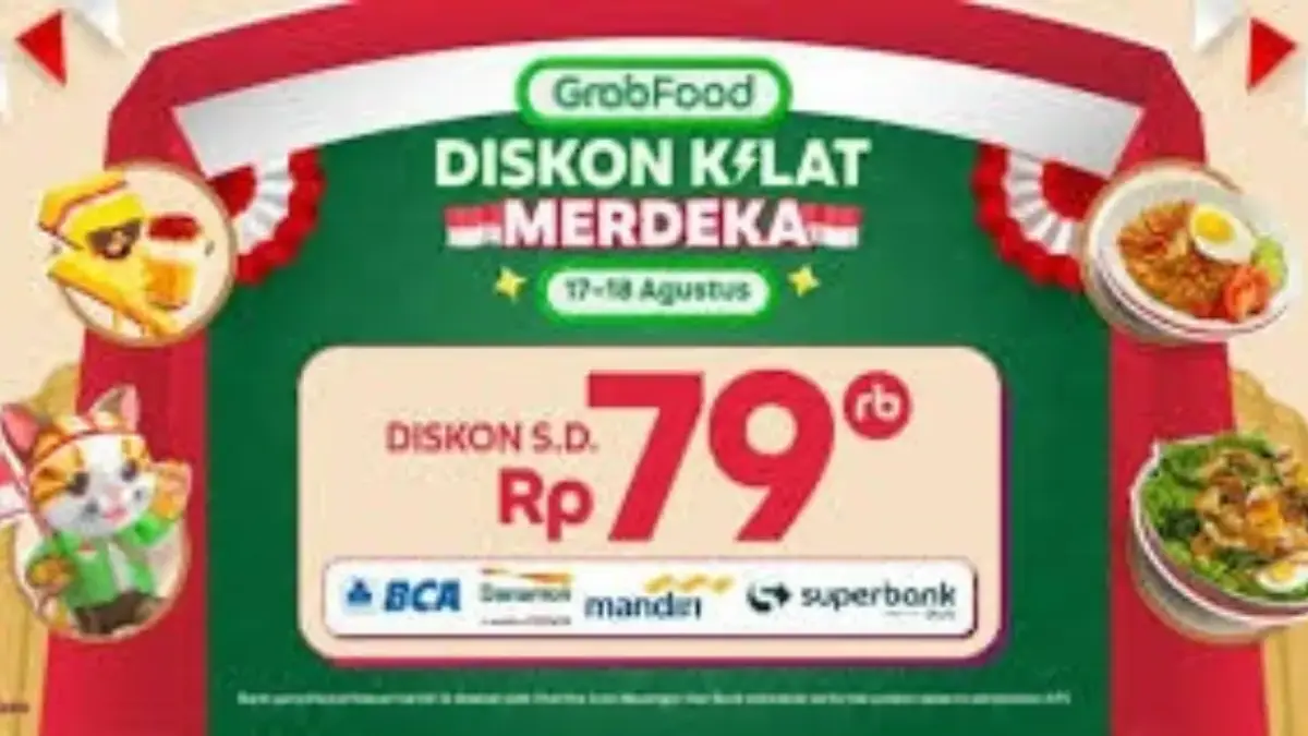 Daftar Kode Promo Grab dan Gojek Spesial 17–18 Agustus 2025, Buruan Cek Sekarang!