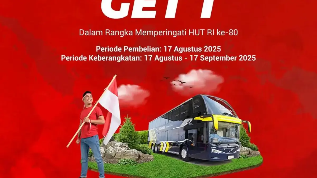 Promo tiket bus DAMRI