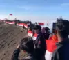 1.360 Pendaki Serbu Gunung Ciremai di HUT ke-80 RI, Merah Putih Berkibar di Puncak Tertinggi Jabar