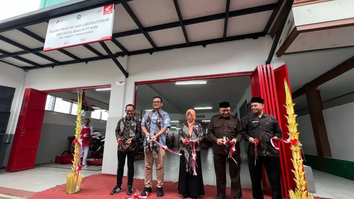 Perkuat Pendidikan Vokasi, DAM Resmikan SMK TRIBAKTI Pangalengan Jadi TUK Astra Honda