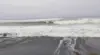 Gelombang Pasang Terjang Pantai Apra, Saung di Pesisir Rusak