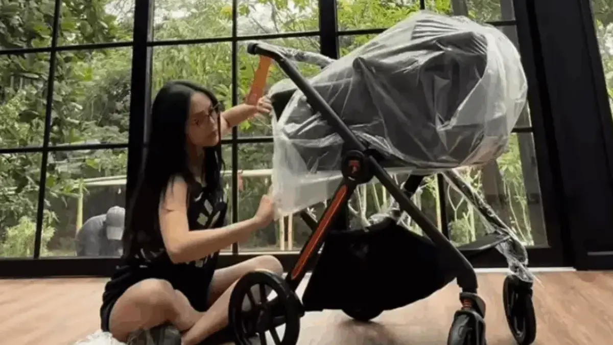 Harga Stroller Lamborghini Bikin Nangis, Erika Carlina Pamer Kereta Bayi Rp87 Juta