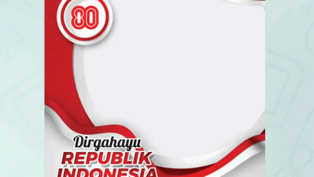 Sambut HUT ke-80 RI, Tunjukkan Semangat Kemerdekaan dengan Twibbon 17 Agustus 2025