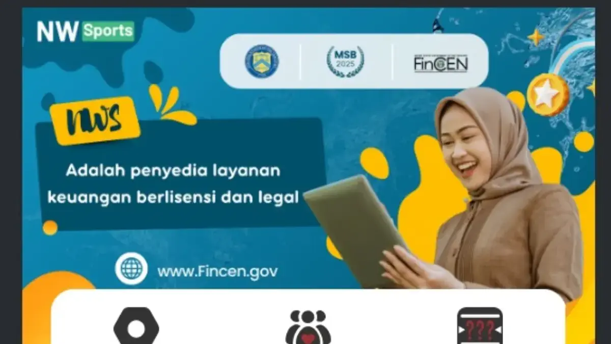Tampilan aplikasi NWSport yang diduga sebagai penipuan investasi