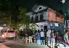Lokasi rumah keluarga korban
