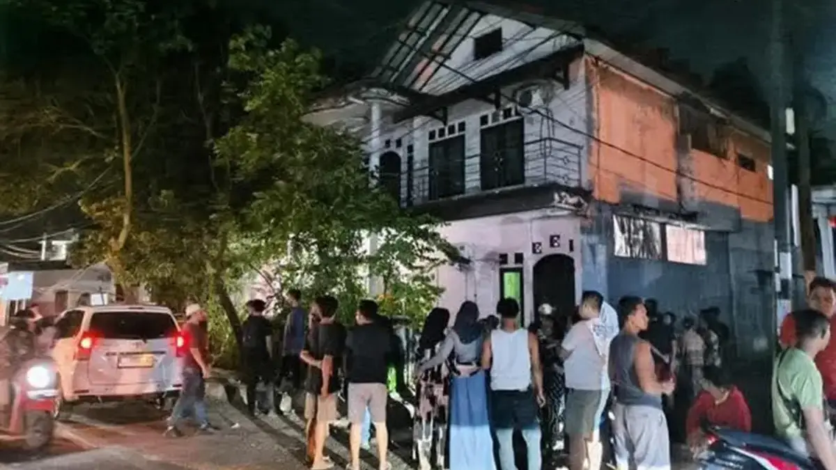 Lokasi rumah keluarga korban