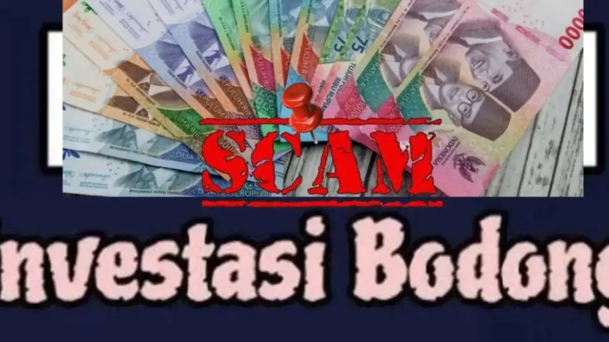 ILUSTRASI Aplikasi investasi yang berpotensi penipuan