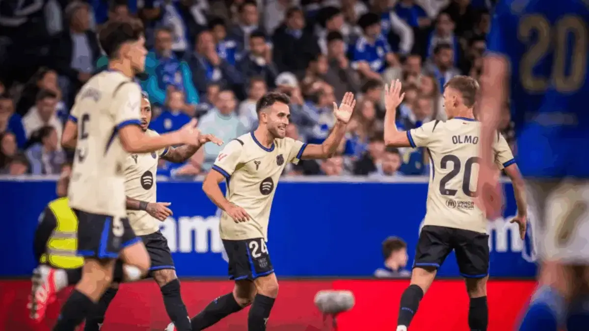 Barcelona Comeback, Kalahkan Oviedo 3-1 di Liga Spanyol