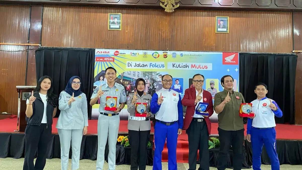 PT Daya Adicipta Motora (DAM) bersama Polda Jawa Barat, Jasa Raharja, dan Universitas IKOPIN kembali menggelar