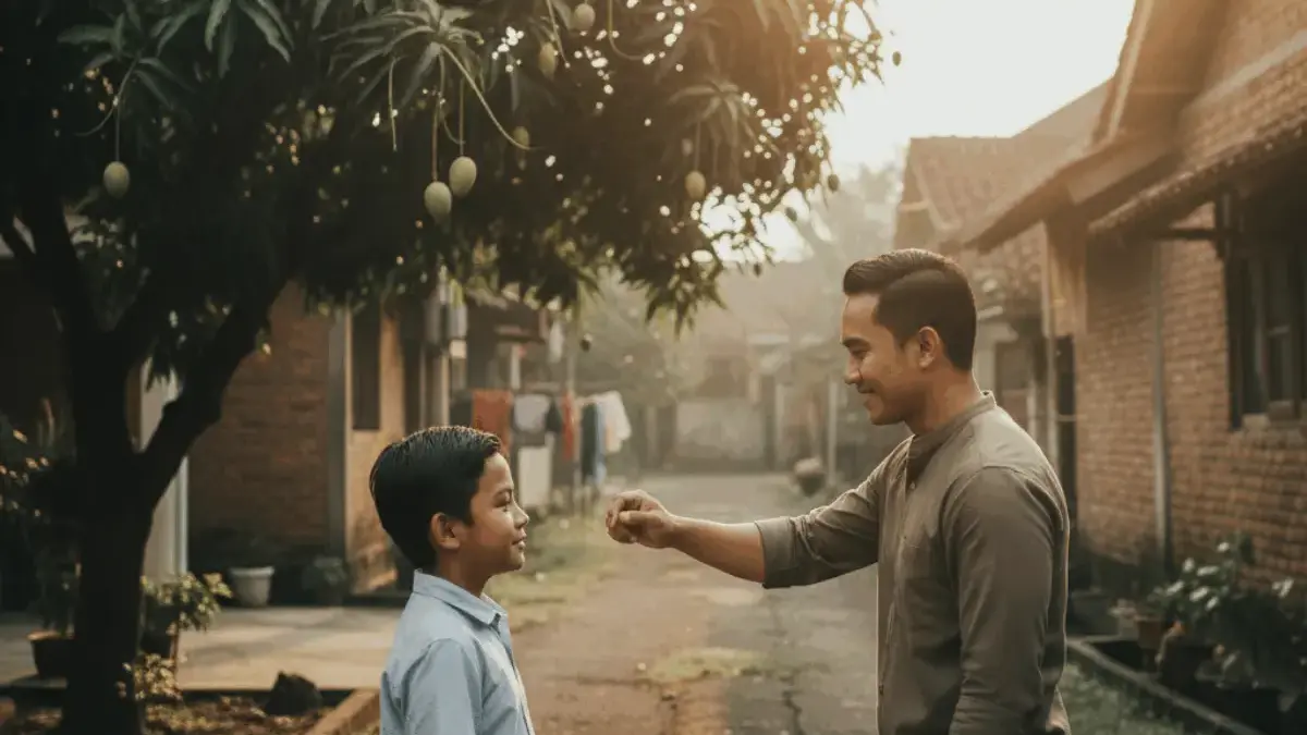 Kumpulan Prompt Foto AI Berdua dengan Potret Masa Kecil yang Saling Berhadapan, Bikin Nostalgia!