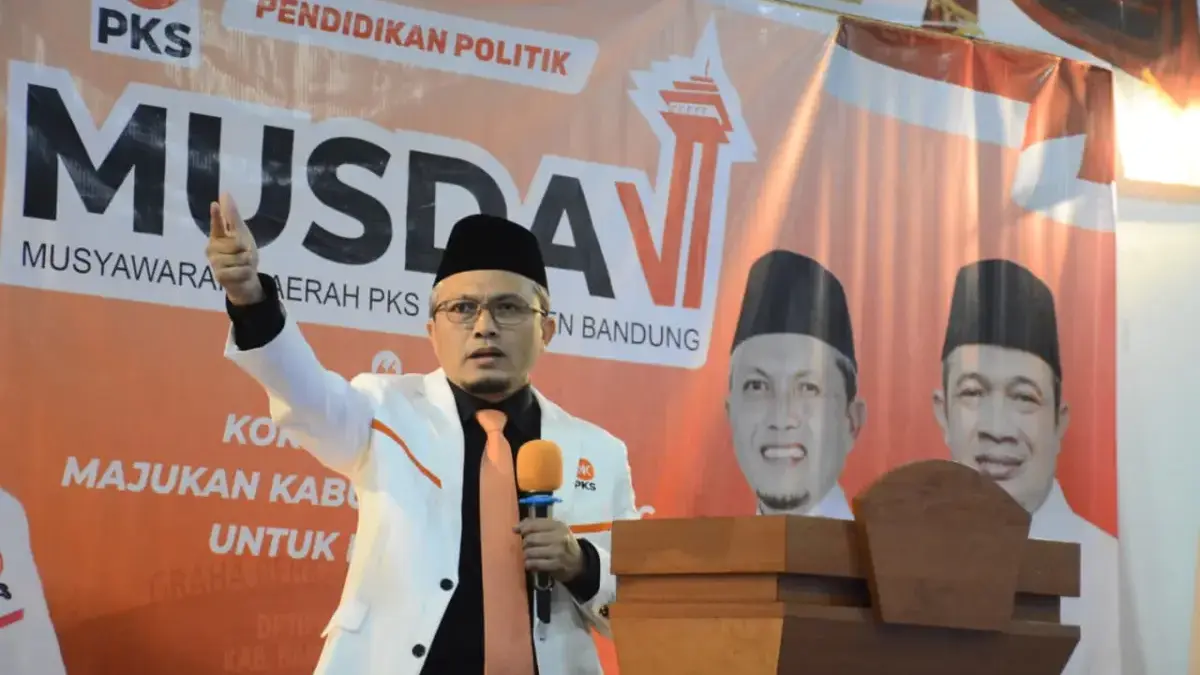 Musda VI PKS Kab. Bandung, Ketua DPD Terpilih Gaungkan PKS Ngahiji, PKS Kahiji, dan Kab. Bandung Masagi
