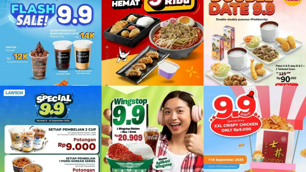 Promo Makanan dan Minuman Spesial 9.9