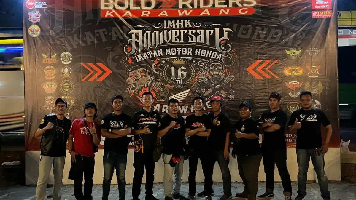 Ikatan Motor Honda Karawang (IMHK) Rayakan HUT ke-16 Penuh Kebersamaan