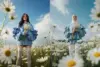 Cara Edit dan Prompt Foto AI Pemotretan di Taman Bunga