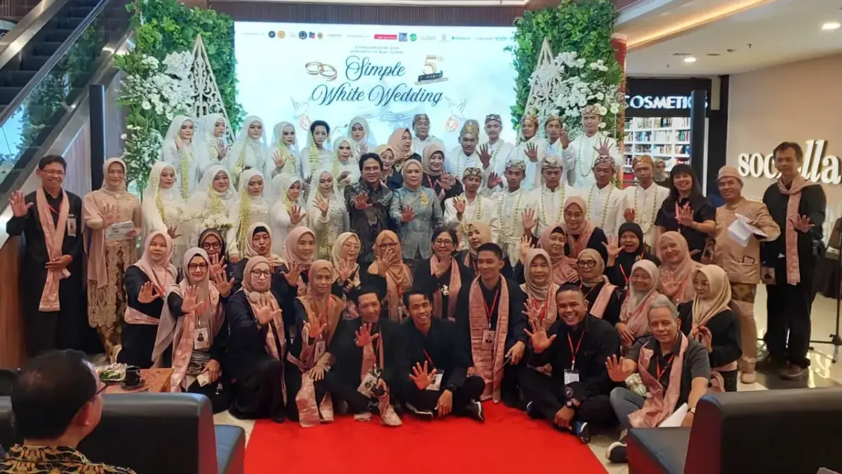 Gandeng Pelaku UMKM, PBA Kembali Sukses Gelar Nikah Bersama Jilid 5 di Bandung