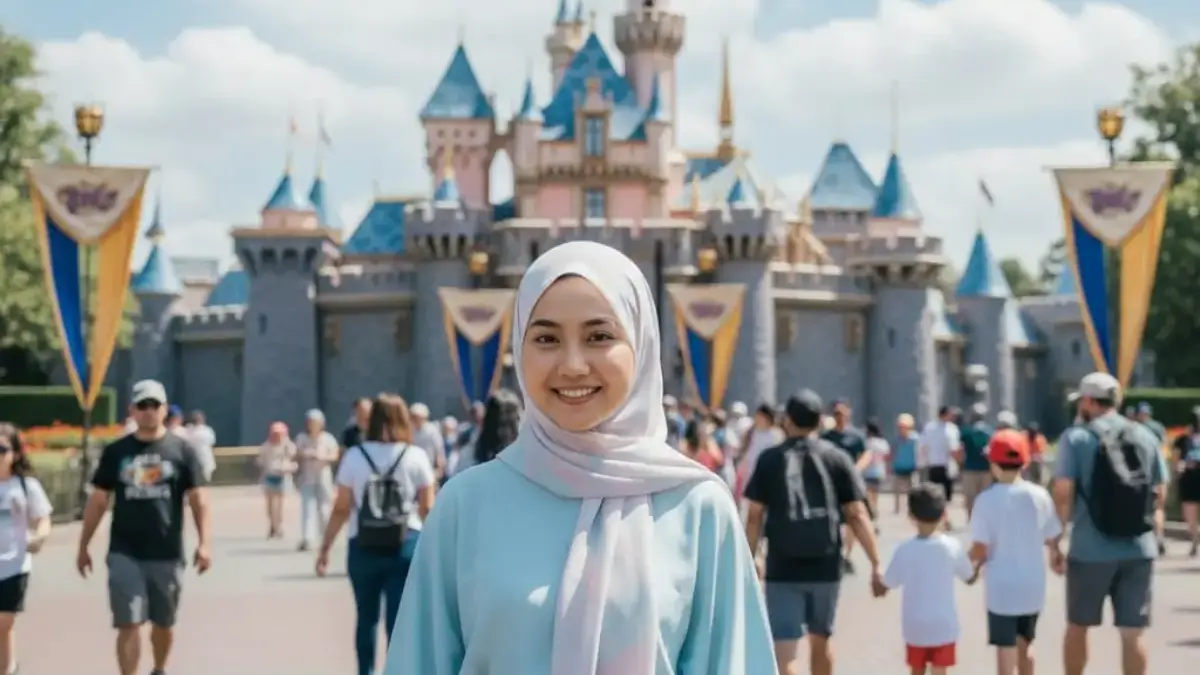 Kumpulan Prompt Foto AI Disneyland