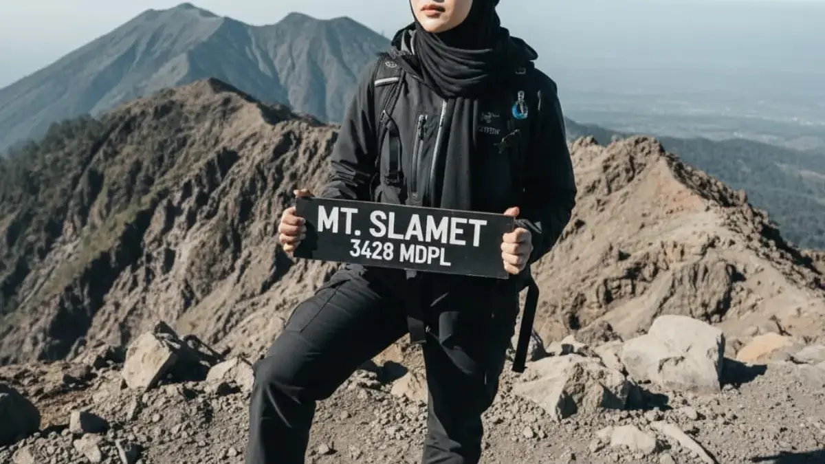 Prompt AI Foto di Gunung
